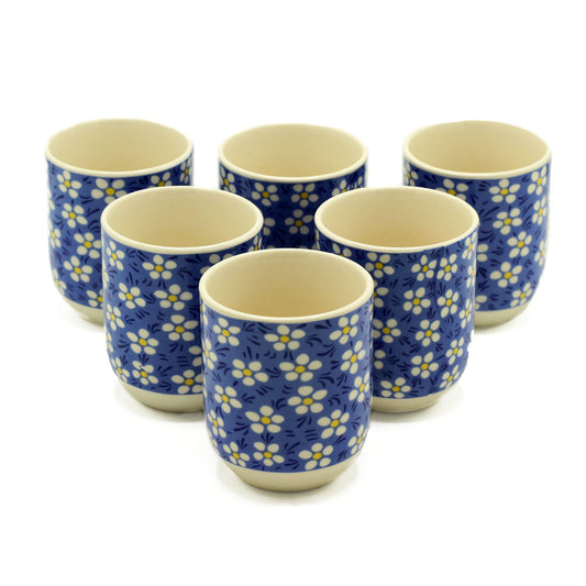 Tazas de te - Azul Margarita - Tienda Online de Productos Naturales y Ecológicos