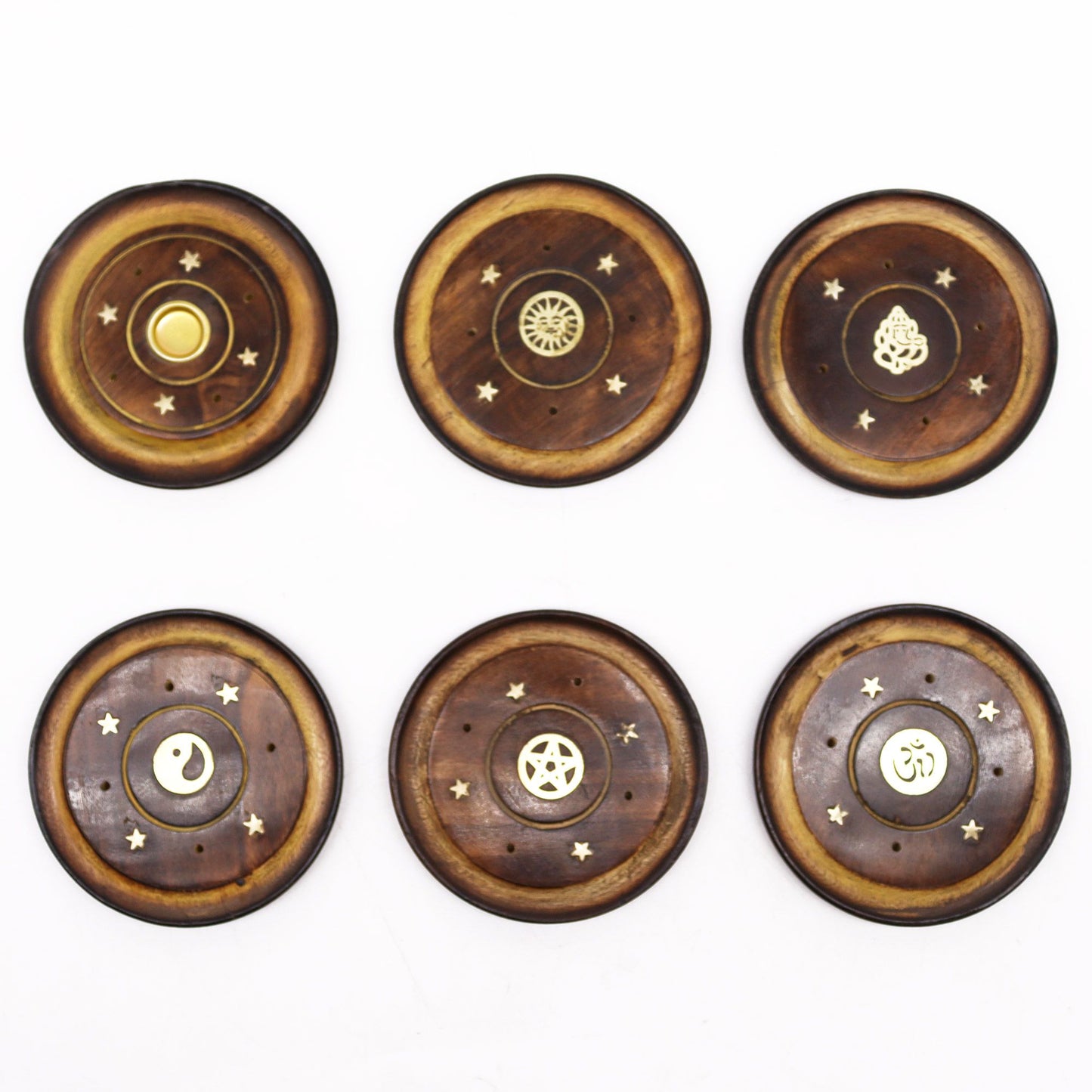 Mango Wood Disc 10cm (Cone & Incense) - Tienda Online de Productos Naturales y Ecológicos