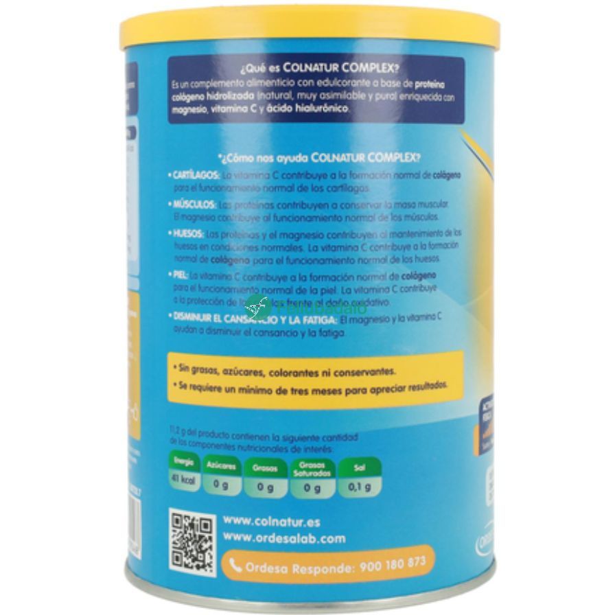 Complex Colageno Natural Sabor Vainilla Gourmet 335g Colnatur