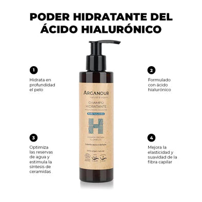 Champú Hidratante con Ácido Hialurónico