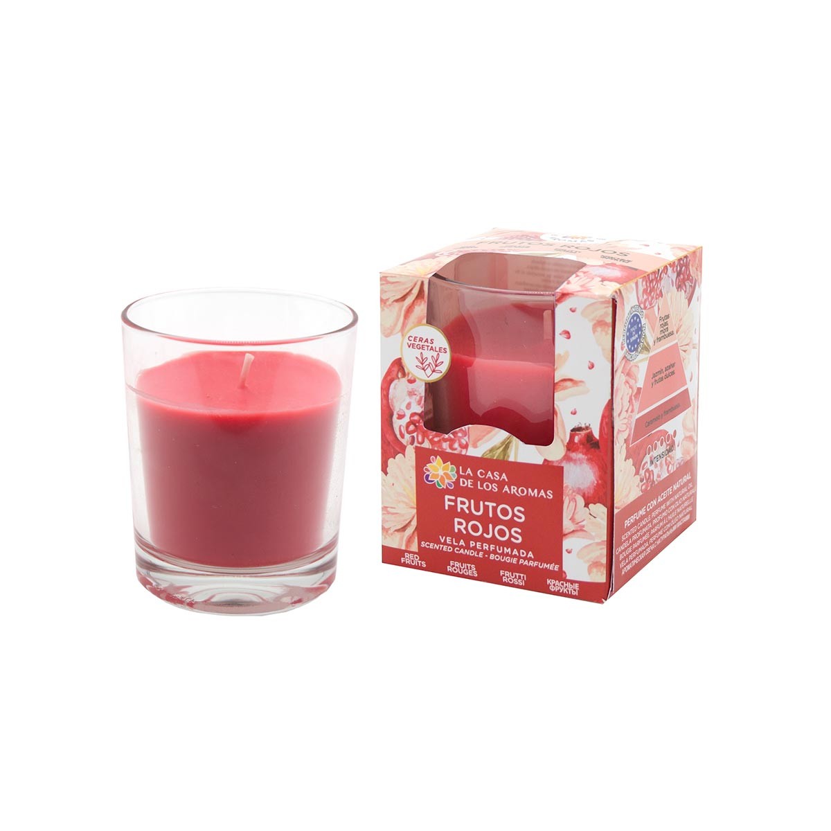 Vela Aromática Frutos Rojos