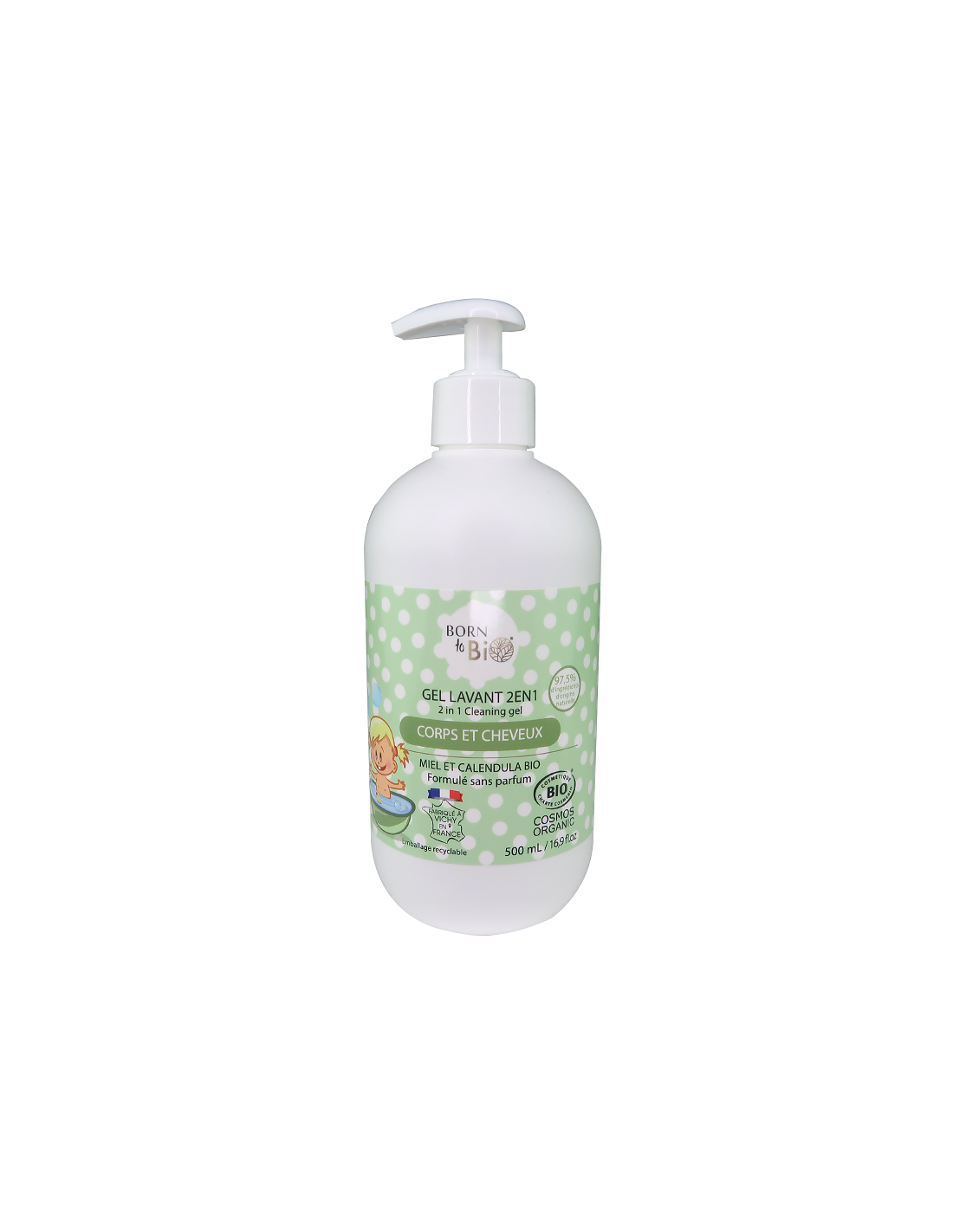 Gel Limpiador Bebé 2 en 1 Bio 500ml