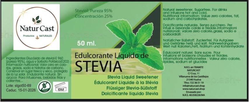 Stevia Líquida - Tienda Online de Productos Naturales y Ecológicos