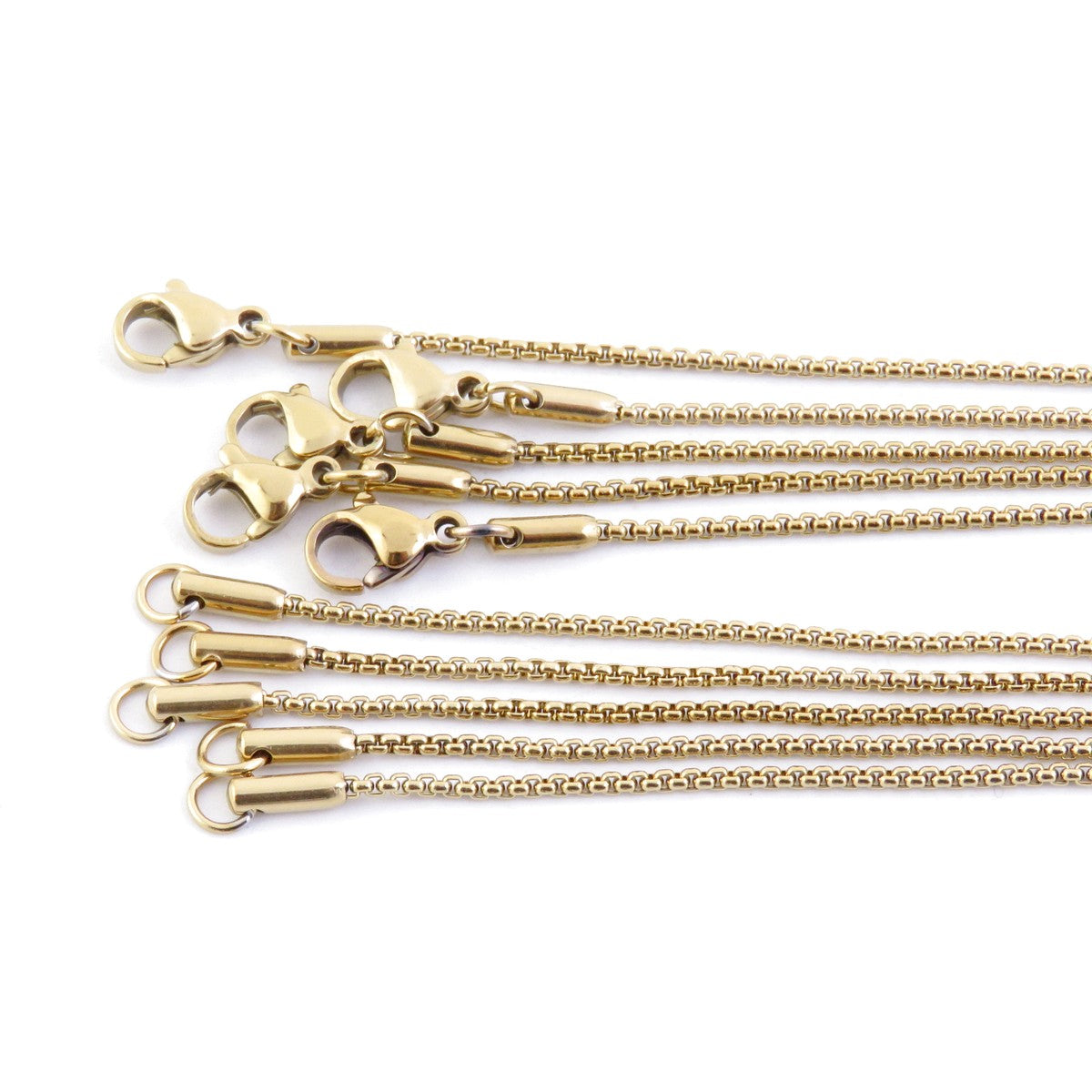 Cadena Acero inoxidable Paloma Dorada 1.5mm