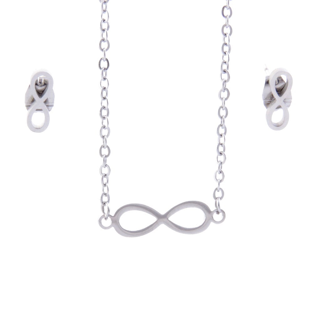 JUEGO DE CADENA, COLGANTE & PENDIENTES DE ACERO INOXIDABLE ALTA CALIDAD