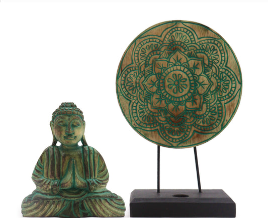 Set Feng Shui Buda - Mandala - Verde