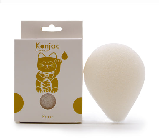 Esponja Facial Konjac - Natural - Pieles Sensibles