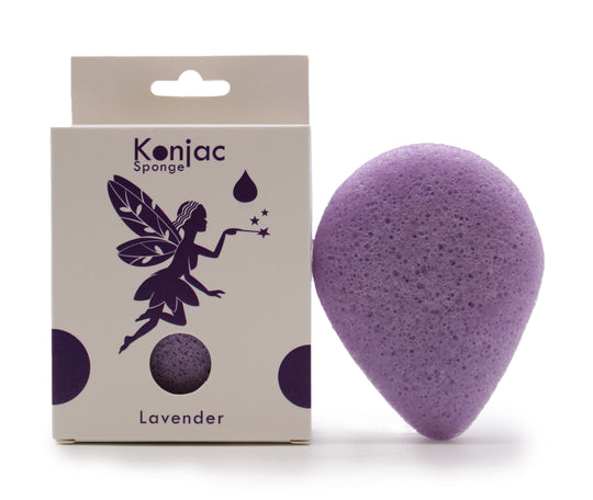 Esponja Facial Konjac - Lavanda - Calmante