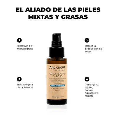 Sérum Facial Oleoso Piel Mixta y Grasa